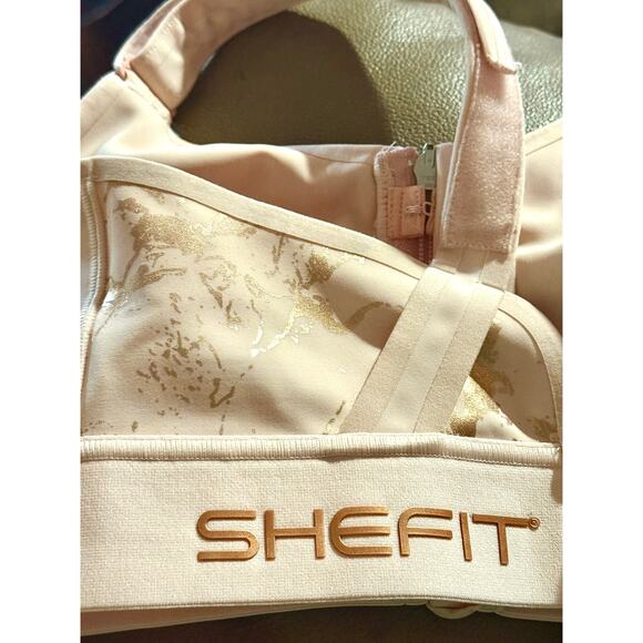 SHEFIT Ultimate Sports Bras high impact straps adjustable blush pink LUXE 38-40 - Picture 7 of 7